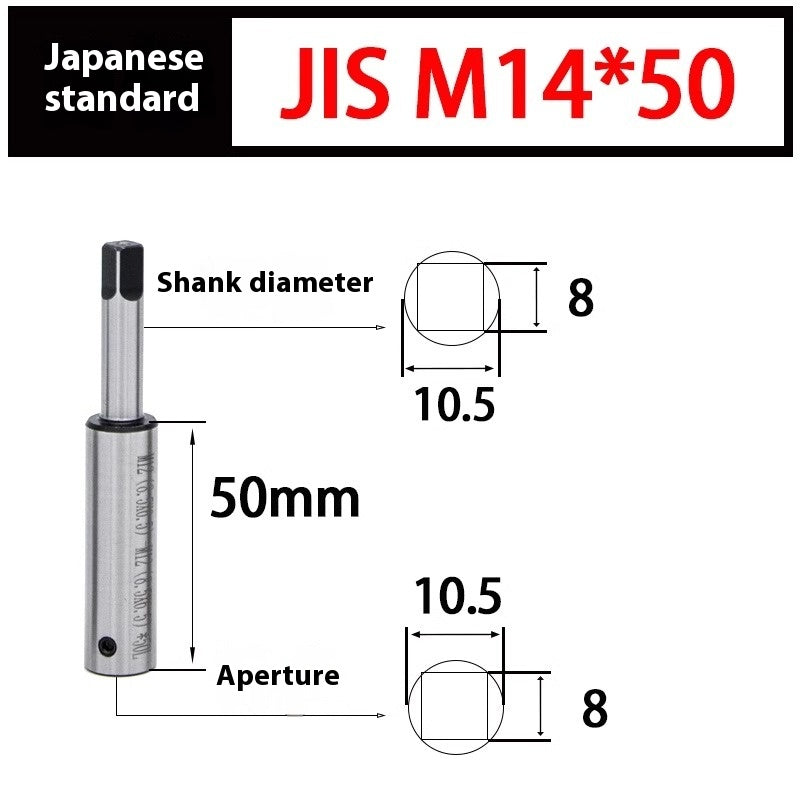 2090-Tapping extension rod Tapping extension rod Tapping extension rod Tapping national standard Japanese standard M3 M4M5M68 adapter deep hole tapping Shandong Denso Pricision Tools Co.,Ltd.